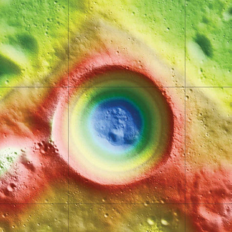 Probable hallazgo de hielo en el fondo del cráter Shackleton en el polo sur de la Luna. Agua en la Luna