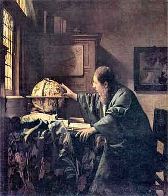 El astrónomo de Johannes Vermeer