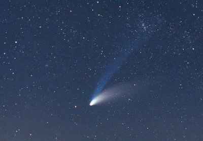 El cometa Hale-Bopp.