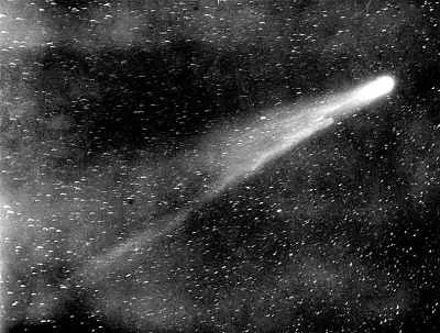 Una de las primeras fotografías del cometa Halley, del año 1910 Cometa Halley