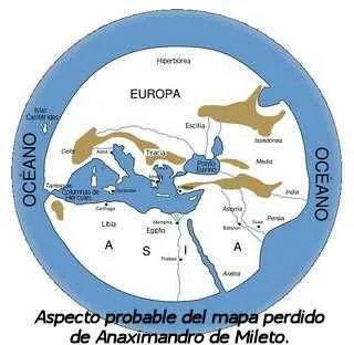 Mapa de Anaximandro Mapa de Anaximandro