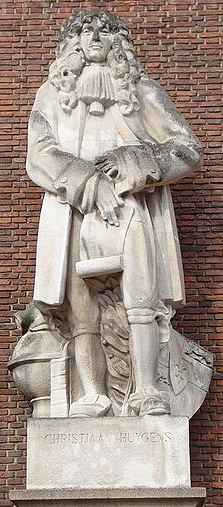 Estatua de Christiaan Huygens en Rotterdam, Holanda Estatua de Christiaan Huygens
