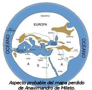Mapa de Anaximandro Mapa de Anaximandro