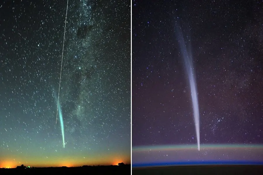Cometa Lovejoy y la ISS