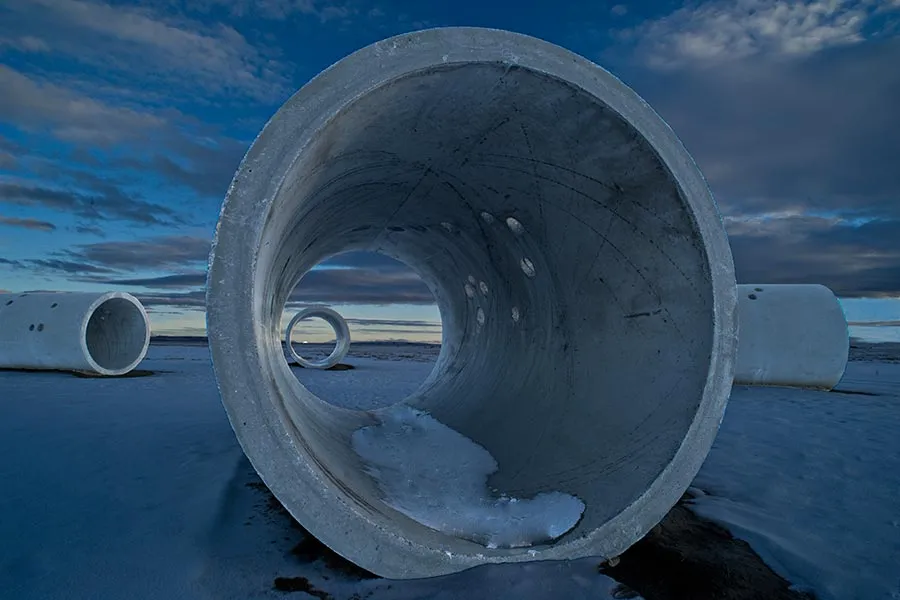 A través de un túnel del Sol