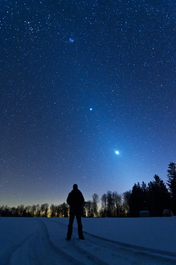 Un paisaje celestial Zodiacal