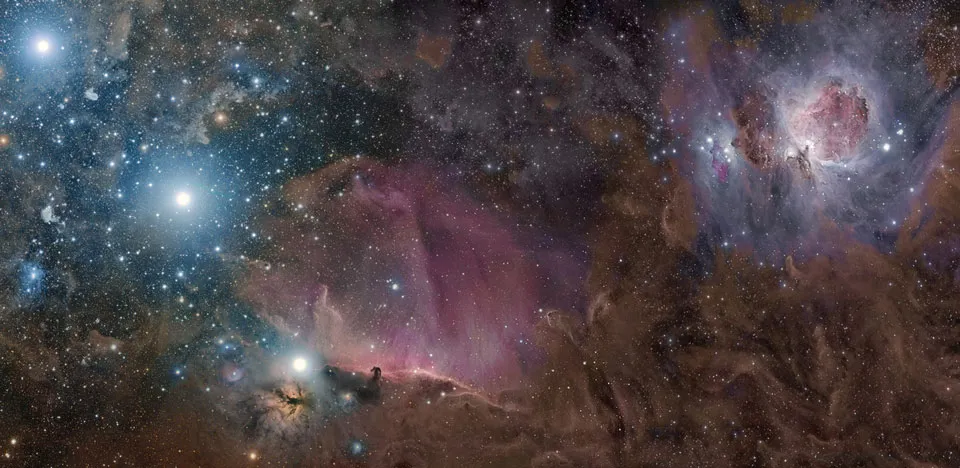 Orion, Polvo, Gases y Estrellas