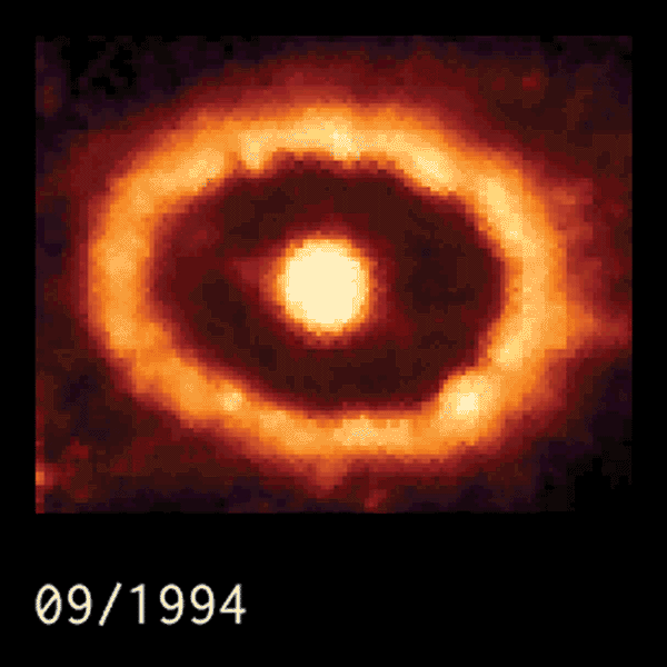 Impactado por la Supernova 1987A