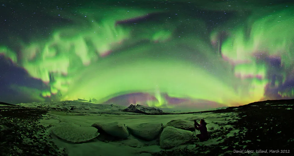 Auroras en el Cielo de Islandia