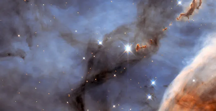 Curiosas Nubes en la Nebulosa Carina