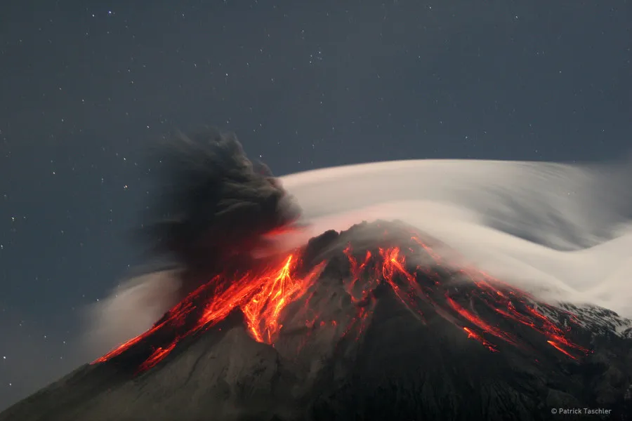 Espectacular Erupción del Volcán Tungurahua