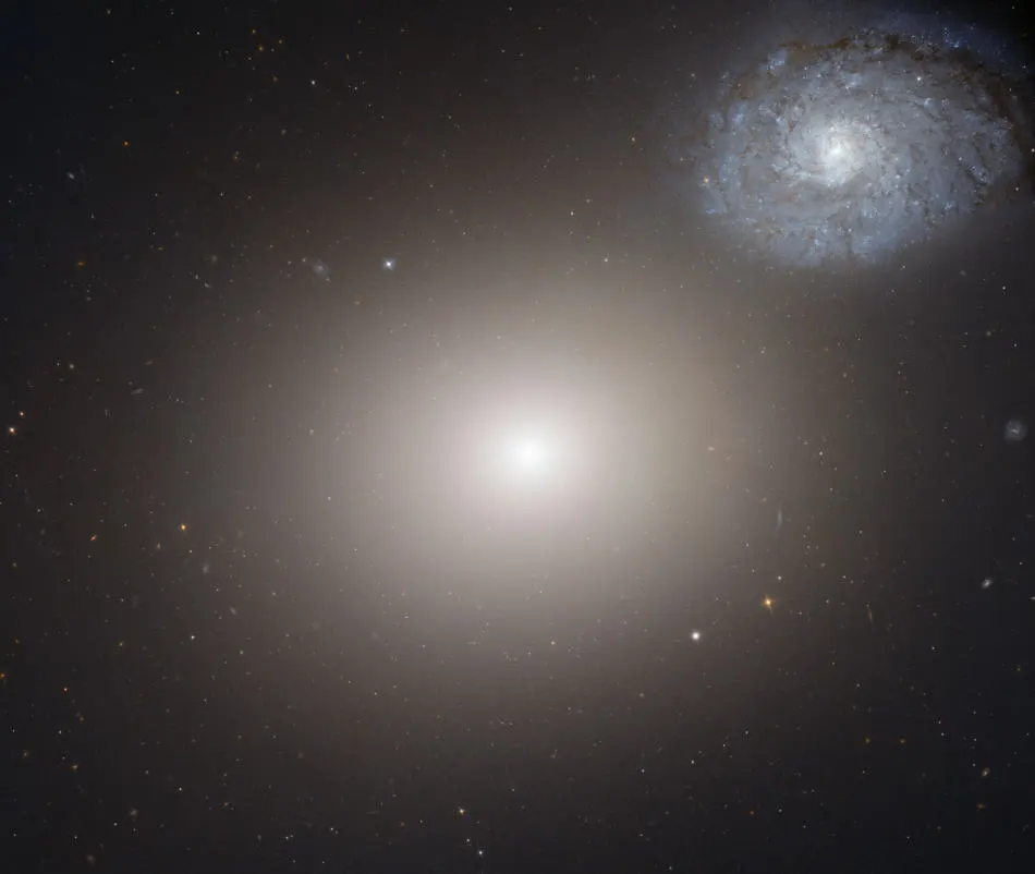 La Elíptica M60 con la Espiral NGC 4647