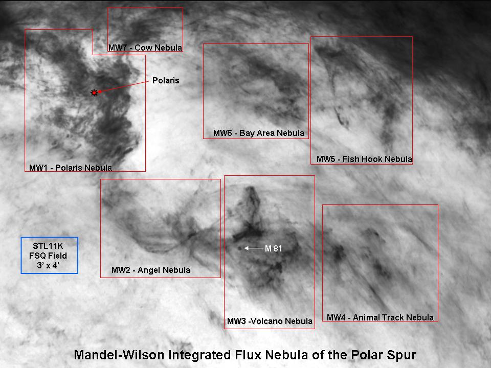 Nebulosas de Flujo Integrado en el Espolón Polar Nebulosas de Flujo Integrado en el Espolón Polar