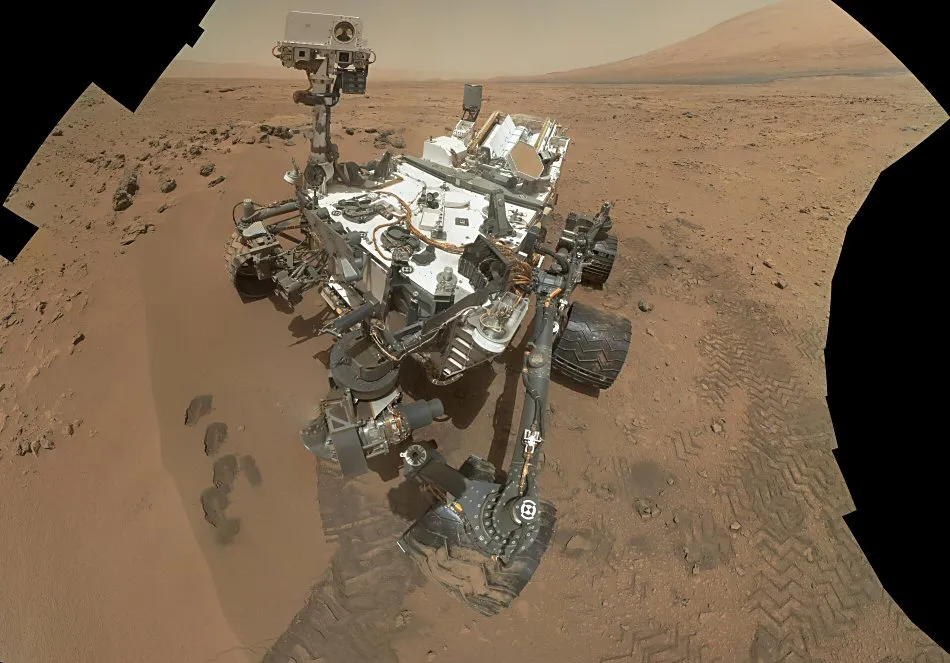 Curiosidad en Rocknest en Marte