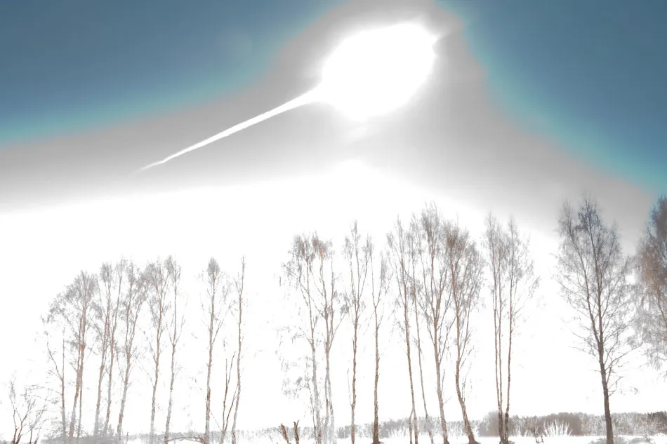 Destello del Meteoro de Chelyabinsk
