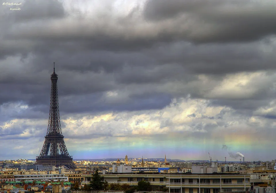 Arcoíris en el Horizonte de París