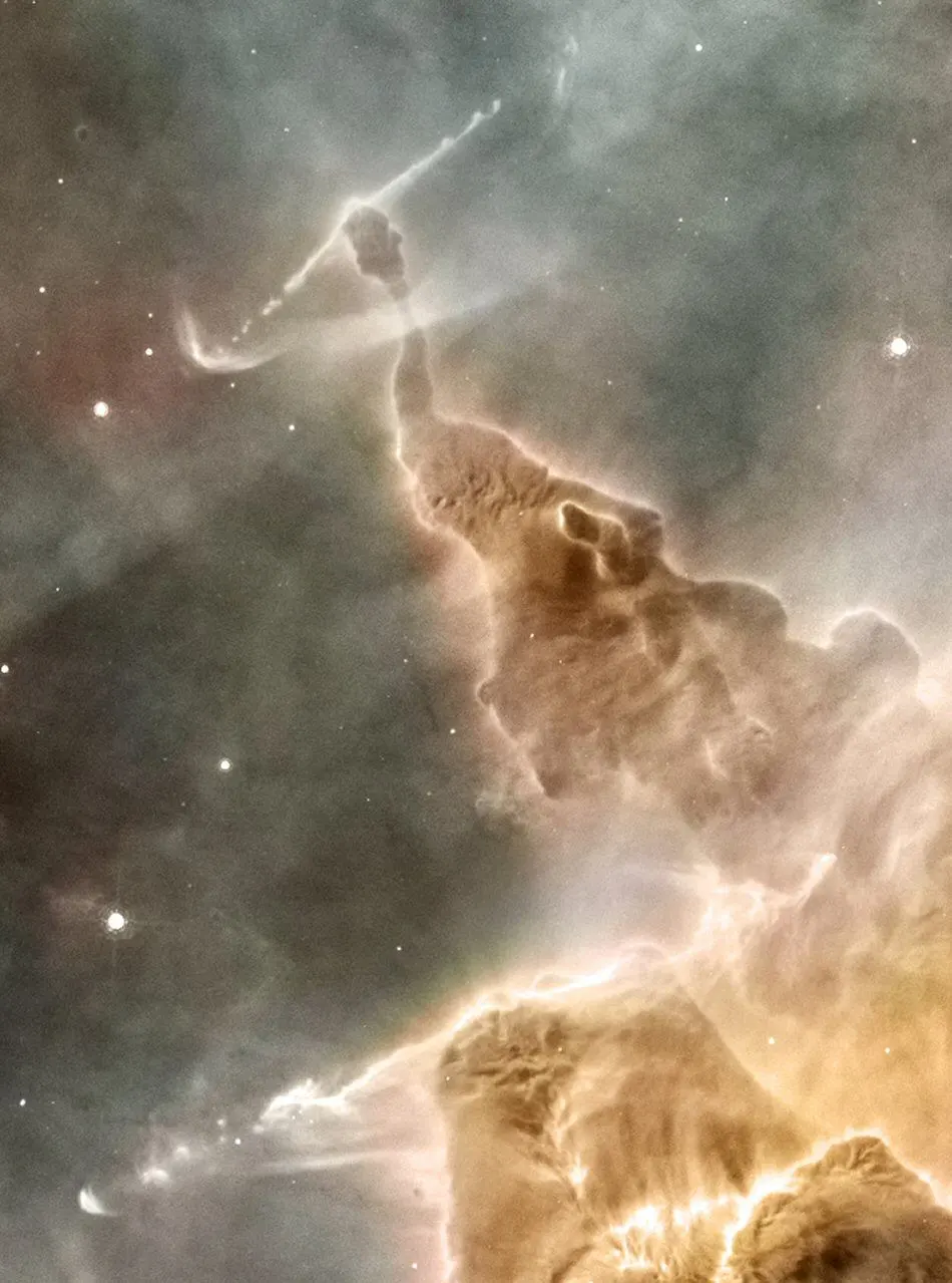 Pilar de Polvo en la Nebulosa de Carina