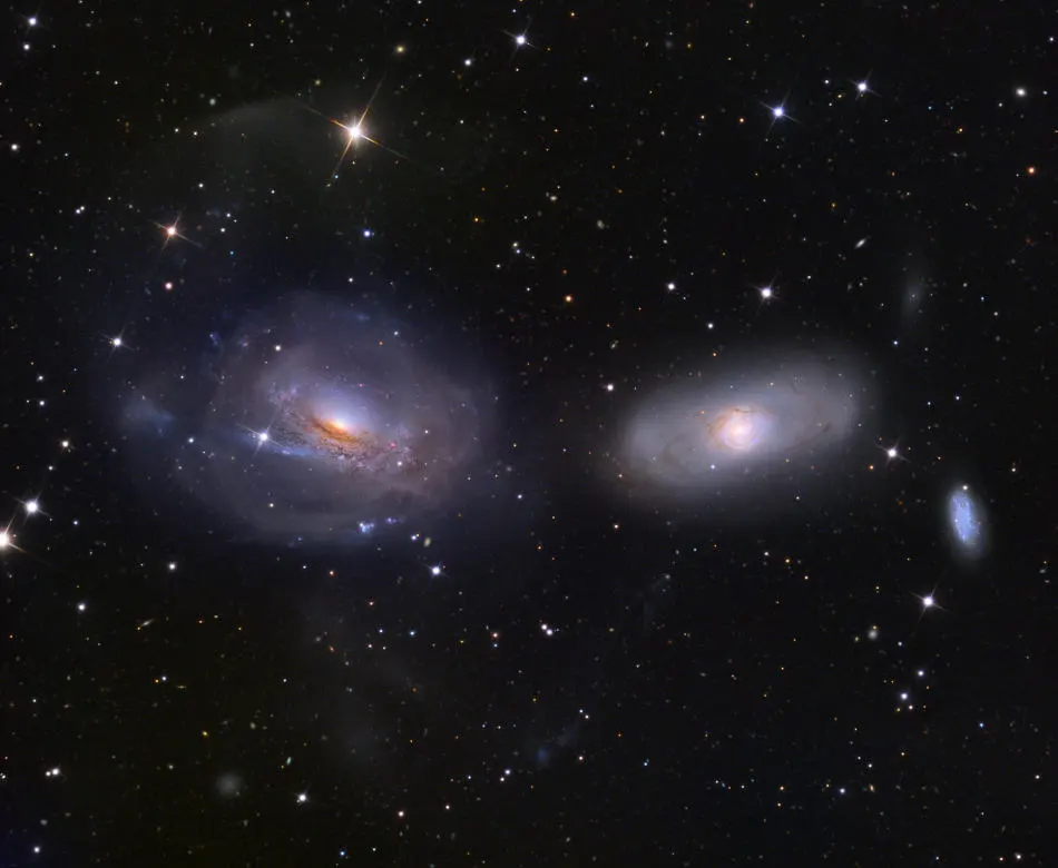 NGC 3169 se desenreda