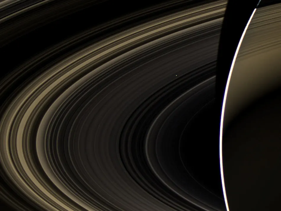 El Gemelo de la Tierra visto desde Saturno