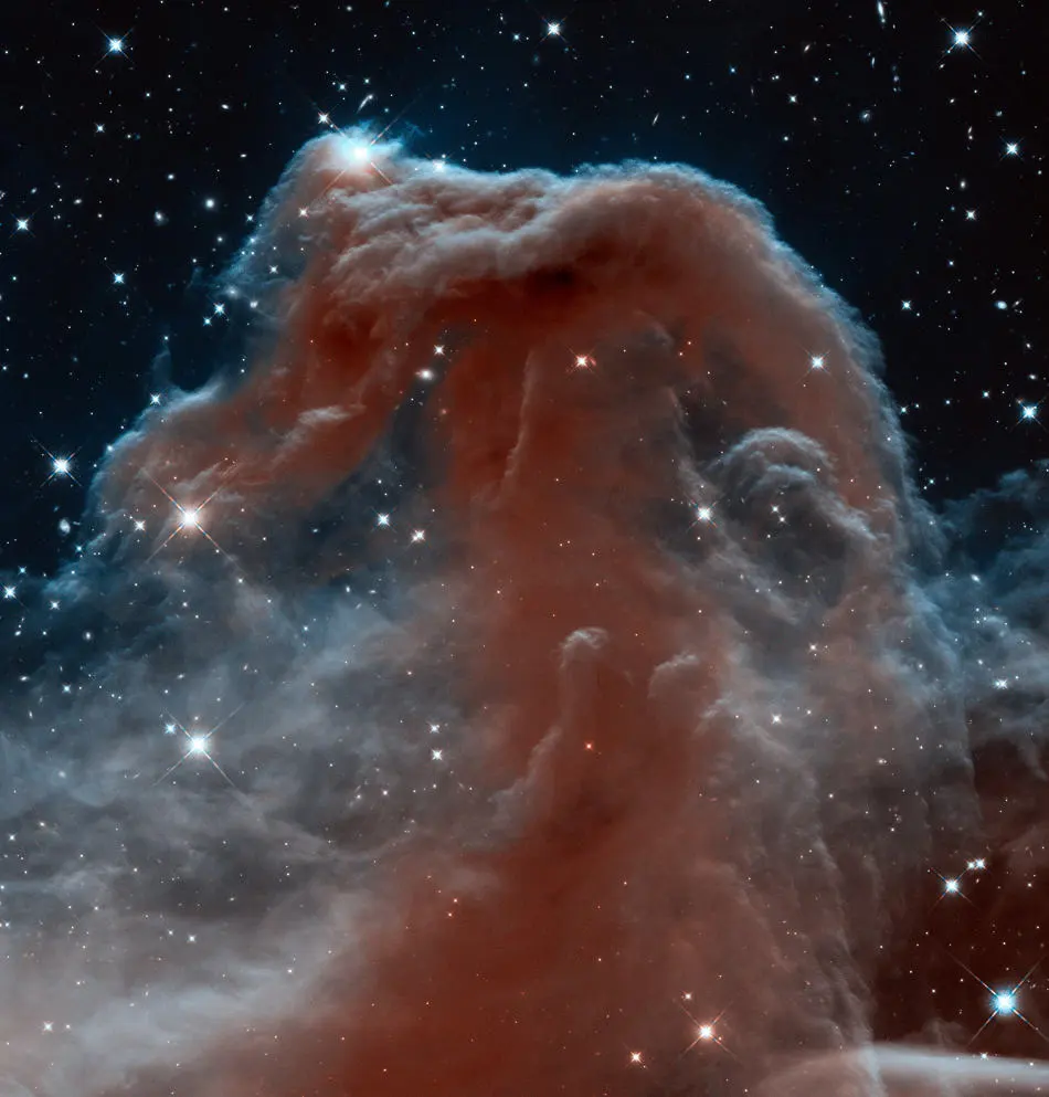 La Nebulosa Cabeza de Caballo en Infrarrojo desde el Hubble