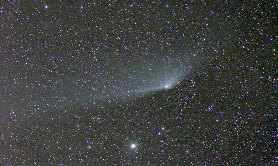 18 de mayo de 2013: La Anti-cola del Cometa PanSTARRS