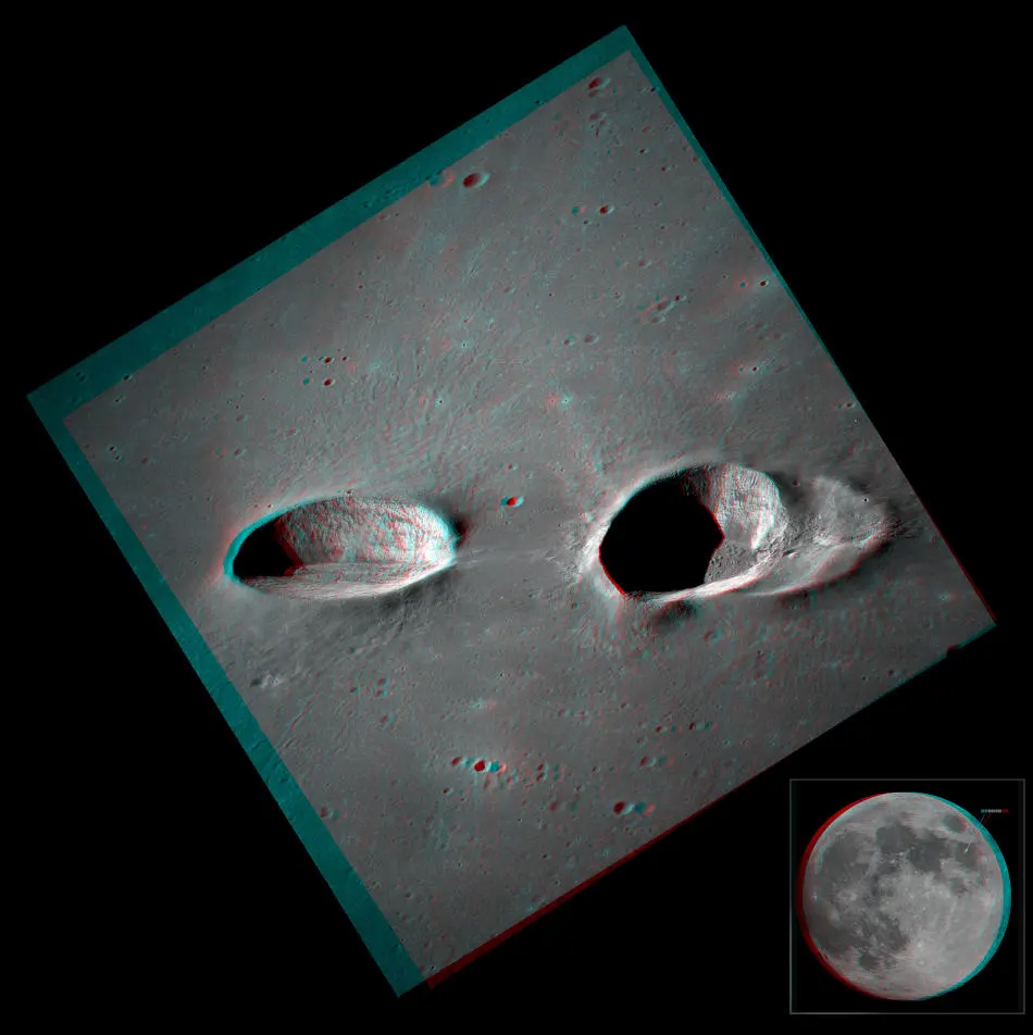 8 de junio de 2013: Los Cráteres Messier en 3D