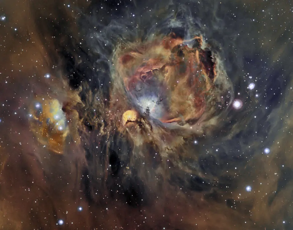 4 de junio de 2013: La Nebulosa de Orión en Oxígeno, Hidrógeno y Azufre