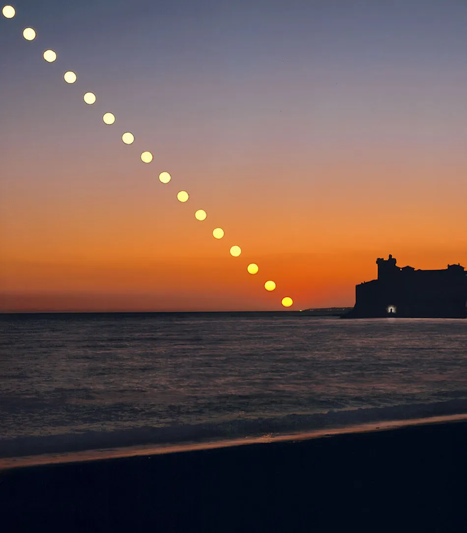 21 de junio de 2013: Autorretrato con Puesta de Sol Solsticio