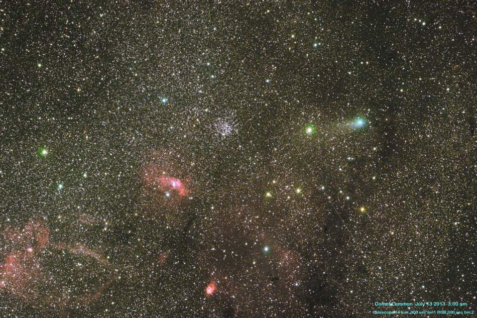 20 de julio de 2013: El Cometa Lemmon y el Cielo Profundo