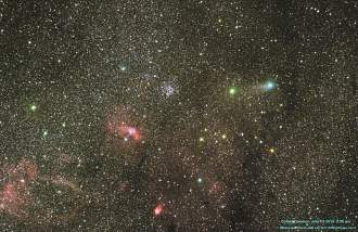 El Cometa Lemmon y el Cielo Profundo